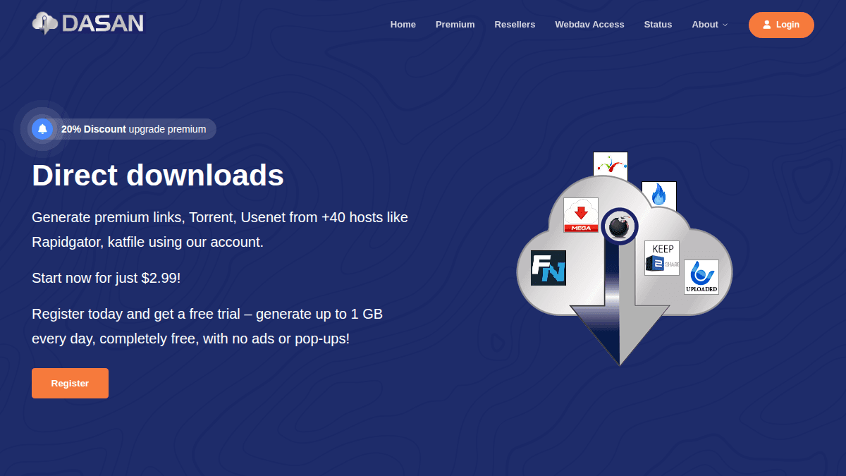 Dasan.co website screenshot
