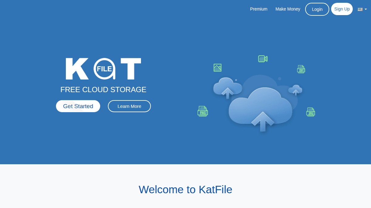 KatFile.com website screenshot