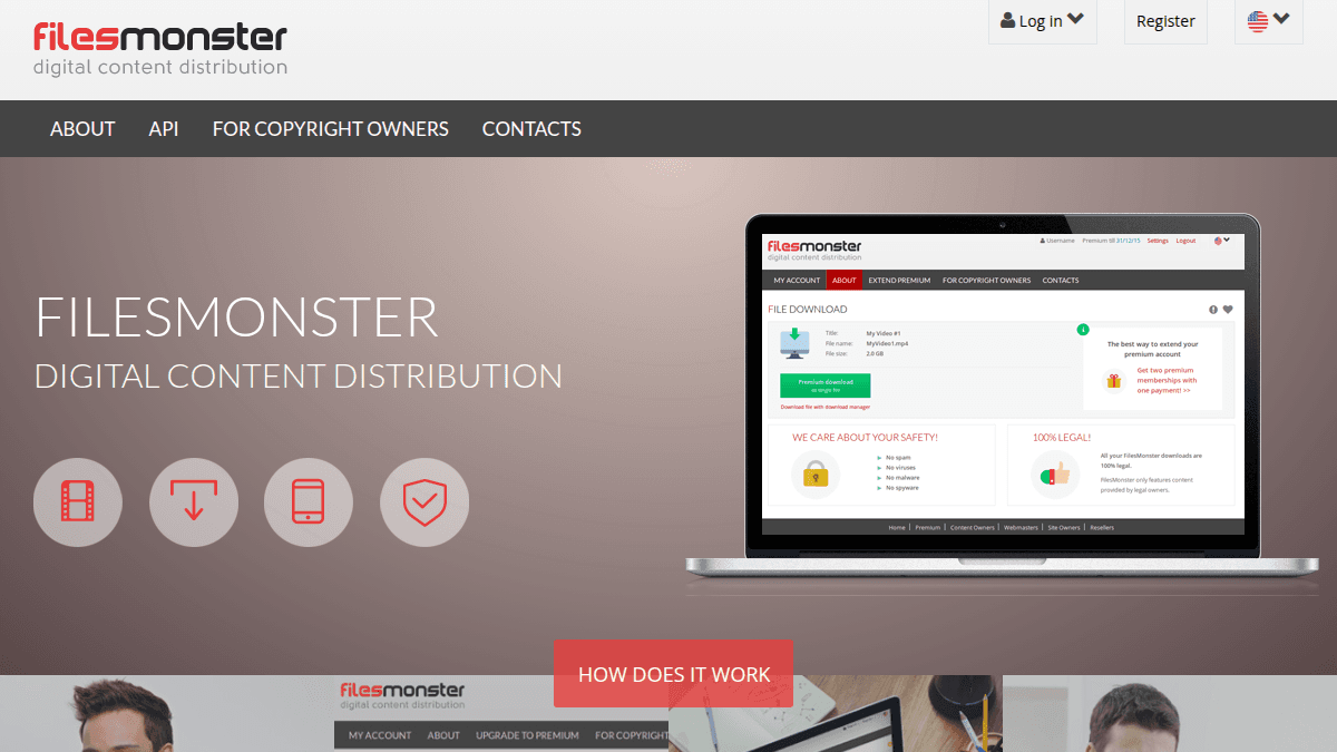 FilesMonster.com screenshot